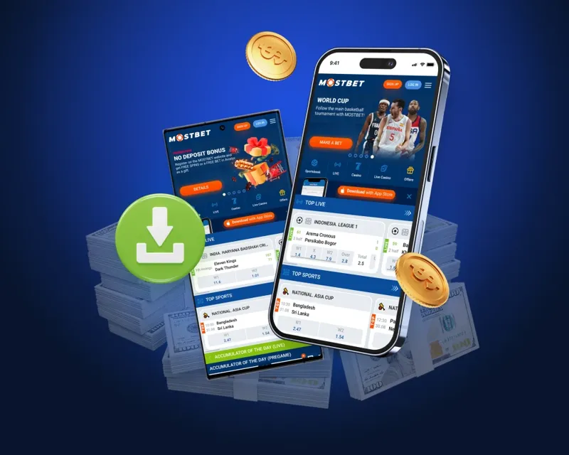 100 фриспин барои насби барномаи мобилии Mostbet.