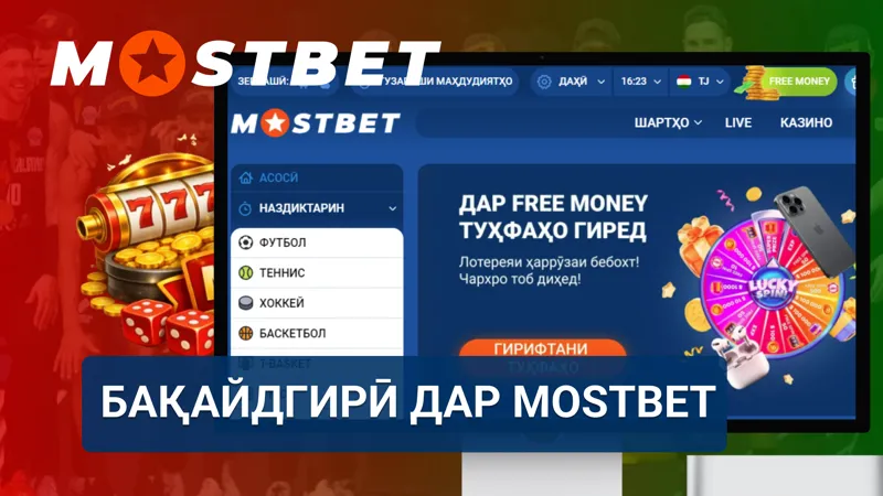 Бақайдгирӣ дар MostBet барои дастрасӣ ба фриспинҳо ва бонусҳо