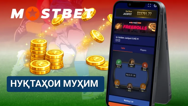 Нуқтаҳои муҳим ҳангоми истифодаи ойинаи MostBet