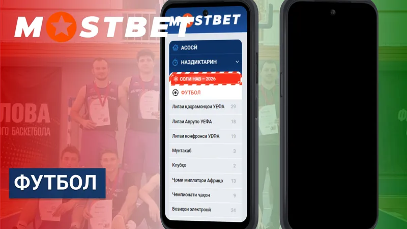 Футбол в MostBet с международными турнирами и привлекательными коэффициентами.